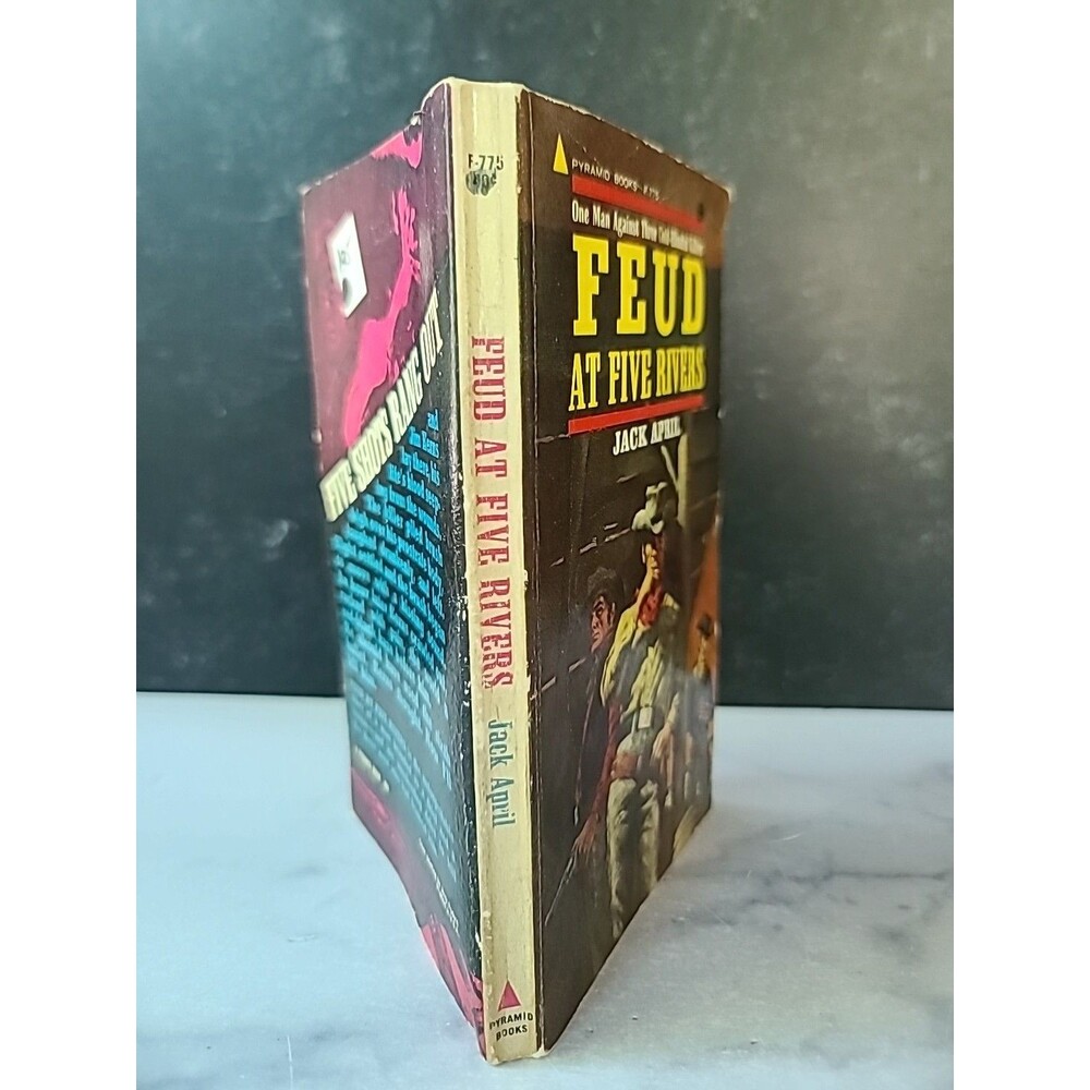 Feud At Five Rivers By Jack April Paperback - Picture 10 of 10
